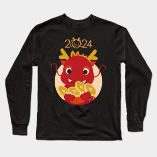 Year Of The Dragon 2024 tshirt Long Sleeve T-Shirt